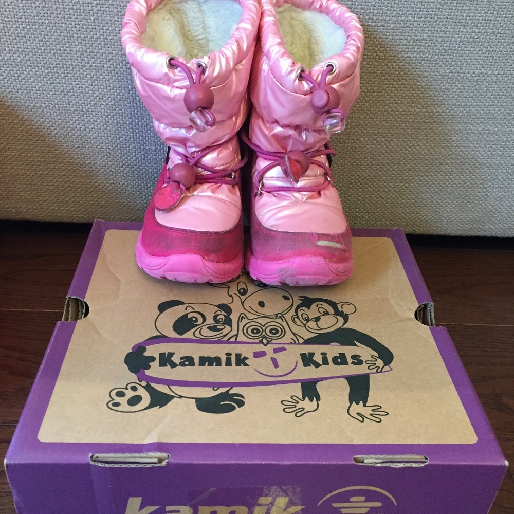 Kamik Prancer Pink Insulated Snow Boot Size 9